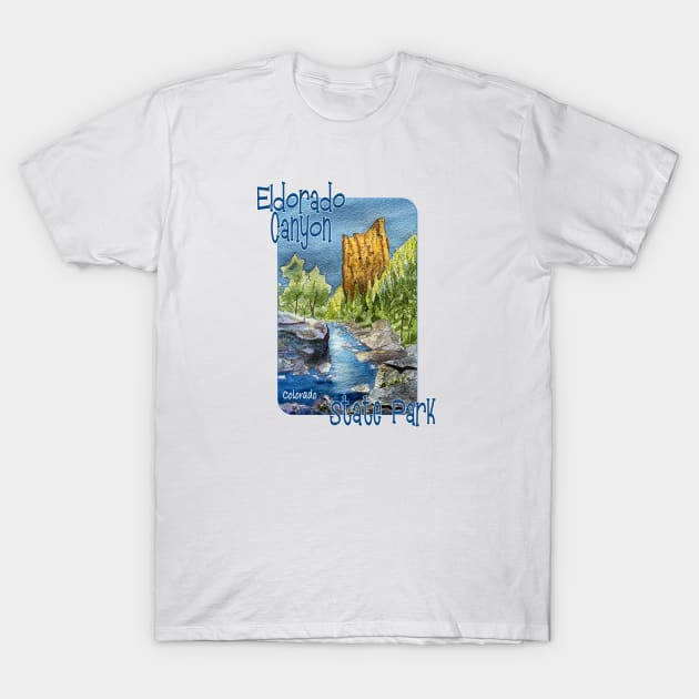 Eldorado Canyon State Park, Colorado T-Shirt by MMcBuck